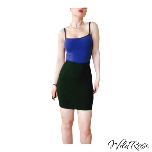 D&G Black Fitted Mini Pencil Skirt SZ 42 6 4